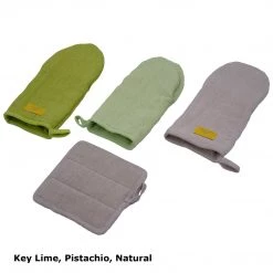 Vendor-unknown SAMSARA Organic Hemp Oven Mitt (100% Organic Cotton Fill) (No Fire Retardants, No Plastic, No Polyester, OC Thread) Kitchen