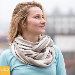 Vendor-unknown 100% Organic Linen Infinity Scarf (Killarney)