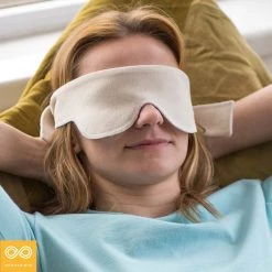 Vendor-unknown Lingerie & Sleepwear BARTOK Reversible Elastic-free 100% Organic Cotton Eyeshade (Fleece/Twill)