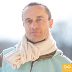 Vendor-unknown HURON Reversible 100% Organic Cotton Fleece - Jersey Scarf (Unisex)