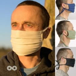 Vendor-unknown SAO PAULO Elastic-free 100% Organic Cotton Face Mask Mouth Mask PPE