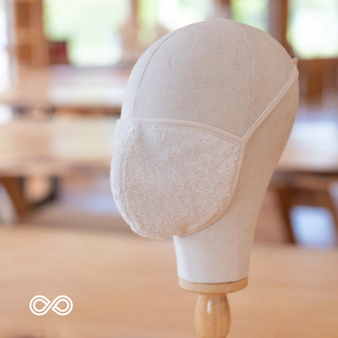 Vendor-unknown Face Coverings HANDEL 2-Layer Elastic-free 100% Organic Hemp Terry - Cotton Jersey Face Mask Mouth Mask PPE 4 Vendor-unknown Face Coverings HANDEL 2-Layer Elastic-free 100% Organic Hemp Terry - Cotton Jersey Face Mask Mouth Mask PPE