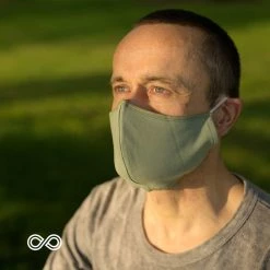 Vendor-unknown DONIZETTI 2-Layer Organic Cotton Jersey Face Mask Mouth Mask With Elastic Face Coverings