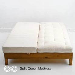 Vendor-unknown DREAMSCAPE Vegan Medium Firm Organic Cotton Mattress With Natural Latex Core (No Wool) (Handmade In USA) BedBath