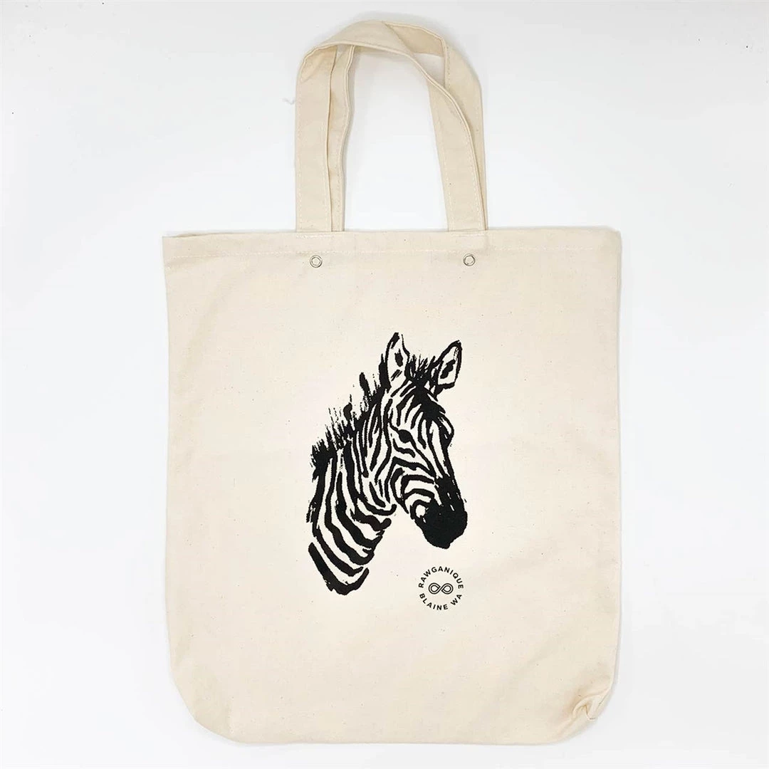 Vendor-unknown Printed Tees & More CLOVERDALE 100% Organic Cotton Shopping Bag Made In USA - Zebra (Plastic-free) 1 Vendor-unknown Printed Tees & More CLOVERDALE 100% Organic Cotton Shopping Bag Made In USA - Zebra (Plastic-free)