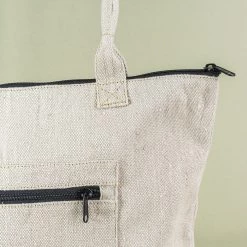 Vendor-unknown MOUNTAINVIEW 100% Organic Hemp Carry-All Tote (Unisex) (17”x13”x4”) (Plastic-free)