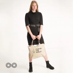 Vendor-unknown MOUNTAINVIEW 100% Organic Hemp Carry-All Tote (Unisex) (17”x13”x4”) (Plastic-free)