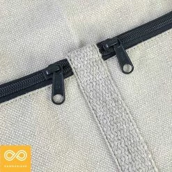 Vendor-unknown ShoesBags&More STOCKHOLM Hemp Travel Tote / Personal Carryon Bag (15.5x15.5x3.5) (Plastic-free)