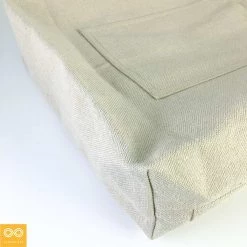 Vendor-unknown ShoesBags&More STOCKHOLM Hemp Travel Tote / Personal Carryon Bag (15.5x15.5x3.5) (Plastic-free)