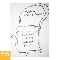 Vendor-unknown OAKLAND Hemp Canvas Laptop Satchel (Plastic-free)