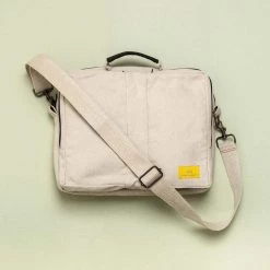 Vendor-unknown ShoesBags&More MANHATTAN 100% Organic Hemp Laptop Bag (15x11.4x4) (Plastic-free)
