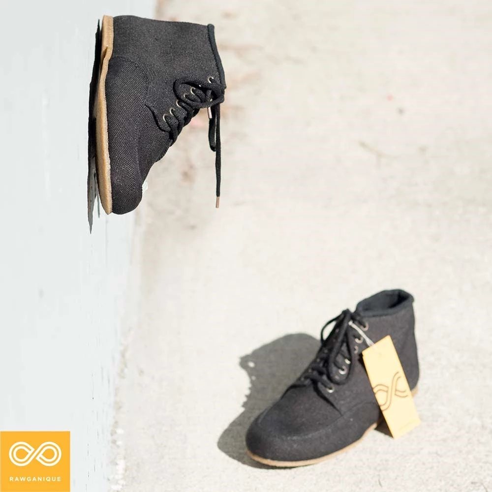 Shoes COTTONWOOD Organic Fleece-Lined Hemp High Tops (40-46EU) Footwear 3 Shoes COTTONWOOD Organic Fleece-Lined Hemp High Tops (40-46EU) Footwear