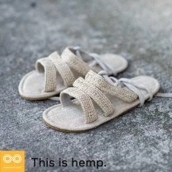 Vendor-unknown Scheherazade Women's Lace-up Hemp Sandals (Women's Sizes) Women’s Footwear