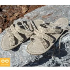 Vendor-unknown Scheherazade Women's Lace-up Hemp Sandals (Women's Sizes) Women’s Footwear