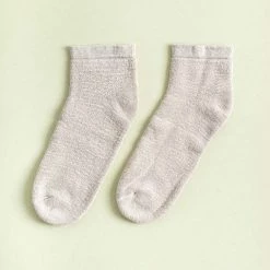 CHESHIRE 99% Organic Linen Terry Anklet Golf Socks