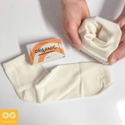 BEETHOVEN 99.95% Organic Cotton Anklet Dress Socks