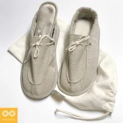Vendor-unknown GLUCK Glue-free 100% Hemp Moc House Shoes Grounding Slippers (Unisex) Women’s Footwear