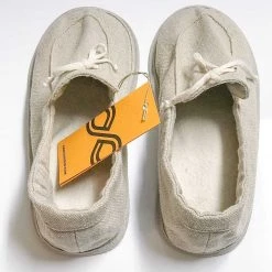 Vendor-unknown GLUCK Glue-free 100% Hemp Moc House Shoes Grounding Slippers (Unisex) Women’s Footwear