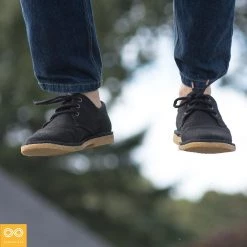 Shoes DOCKLANDS Handmade Hemp Moccasins (Unisex) (Natural Rubber Sole) Footwear