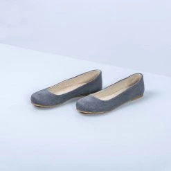 Shoes Women’s Footwear GISELLE Handmade Hemp Ballet Flats With Natural Rubber Sole