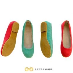 Shoes Women’s Footwear GISELLE Handmade Hemp Ballet Flats With Natural Rubber Sole