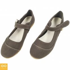 Shoes Ladies' Organic Cotton Ballet Flats With Natural Rubber Sole (Stuttgart) (Women's Sizes)