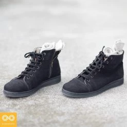 Shoes GENEVA Hemp High Top Sneakers Zipper (Men's & Women's Sizes)