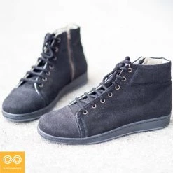 Shoes GENEVA Hemp High Top Sneakers Zipper (Men's & Women's Sizes)