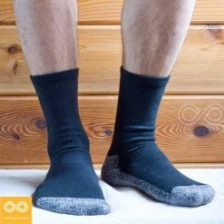 WIMBLEDON Unisex Organic Cotton Sports Crew Socks (Made In USA)