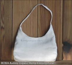 Vendor-unknown HEPBURN Organic Hemp Clutch Purse (8x8x2) (Plastic-free)