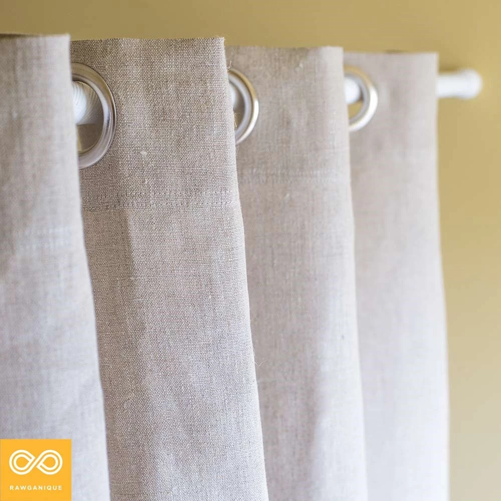 Vendor-unknown Adagio 100% Organic French Linen Curtain Panels Curtains 4 Vendor-unknown Adagio 100% Organic French Linen Curtain Panels Curtains