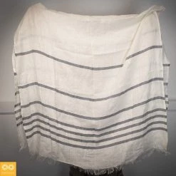 Vendor-unknown MANDALAY Bespoke Organic Linen Throw Wrap