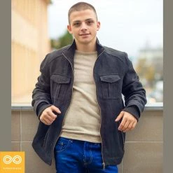 Vendor-unknown Warmwear & Outerwear PARK LANE Organic Hemp Jacket (Organic Cotton Fleece Lining) (Unisex)