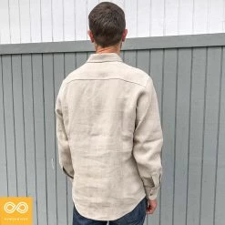 Vendor-unknown Men RAPHAEL 100% Organic Hemp Painter's Shirt (10oz Fabric) (Unisex)