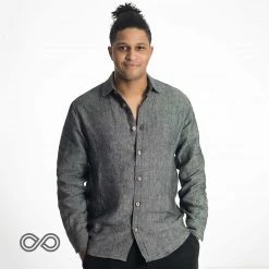 Vendor-unknown Men RAPHAEL 100% Organic Hemp Painter's Shirt (10oz Fabric) (Unisex)