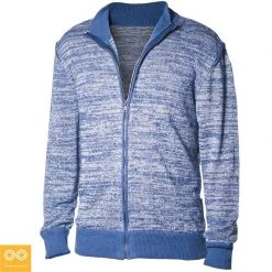 Vendor-unknown Tops UNION SQUARE Zippered 100% Organic Hemp Knit Sweater (Unisex)