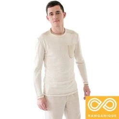 Vendor-unknown CAMBRIDGE Long-Sleeved Hemp Knit Shirt Men
