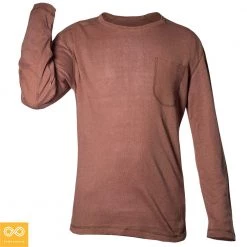 Vendor-unknown CAMBRIDGE Long-Sleeved Hemp Knit Shirt Men