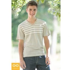 Vendor-unknown ESCONDIDO V-neck 100% Organic Hemp Knit Top