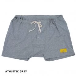 Vendor-unknown Lingerie & Sleepwear BRAHMS Elastic-free 100% Organic Prima Cotton Knit Boxers (Gusset Crotch, OC Thread, Nut Buttons)