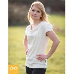 Vendor-unknown APHRODITE 100% Organic Cotton Cowl Neck Blouse Women