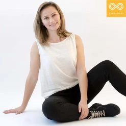 Vendor-unknown Women AUSTEN Hemp Sleeveless Knit Blouse