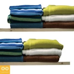 Vendor-unknown NOTTINGHAM 100% Organic Hemp Knit Scarf (Double Layer) (Unisex) (77