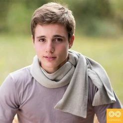 Vendor-unknown NOTTINGHAM 100% Organic Hemp Knit Scarf (Double Layer) (Unisex) (77" X 7") Warmwear & Outerwear