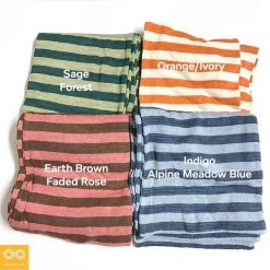 Vendor-unknown NOTTINGHAM 100% Organic Hemp Knit Scarf (Double Layer) (Unisex) (77