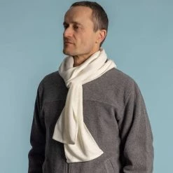 Vendor-unknown NOTTINGHAM 100% Organic Hemp Knit Scarf (Double Layer) (Unisex) (77