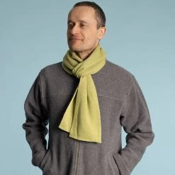 Vendor-unknown NOTTINGHAM 100% Organic Hemp Knit Scarf (Double Layer) (Unisex) (77