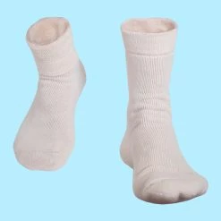 SCHUBERT 99% Organic Cotton Terry Socks (Plush, Thick, Soft)