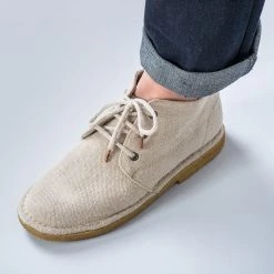 Shoes DOWNTON Men's Hemp High Tops With Natural Rubber Sole (Men's Sizes)