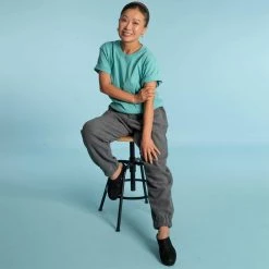 Vendor-unknown AMANDA 100% Organic Cotton Fleece Slim Jogger Pants Bottoms